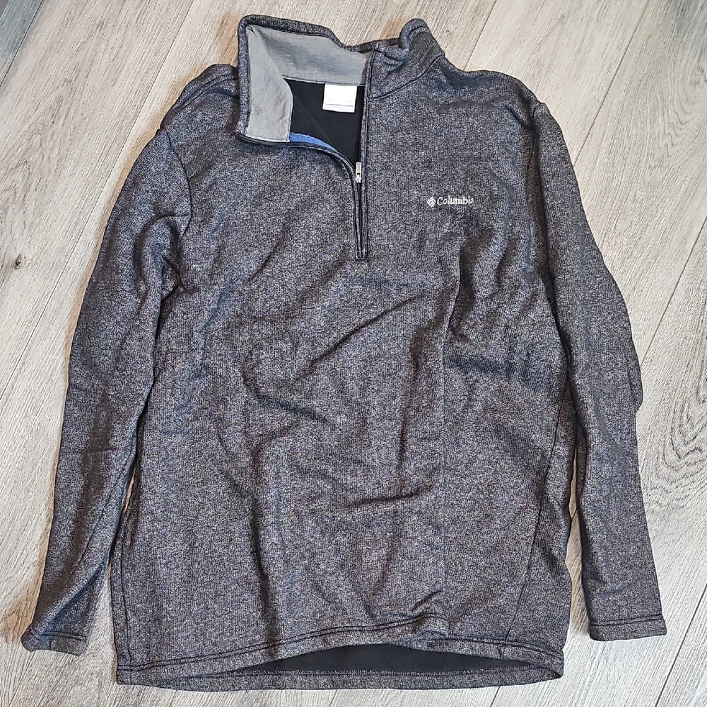 Columbia Charcoal Heather Quarter-Zip Pullover